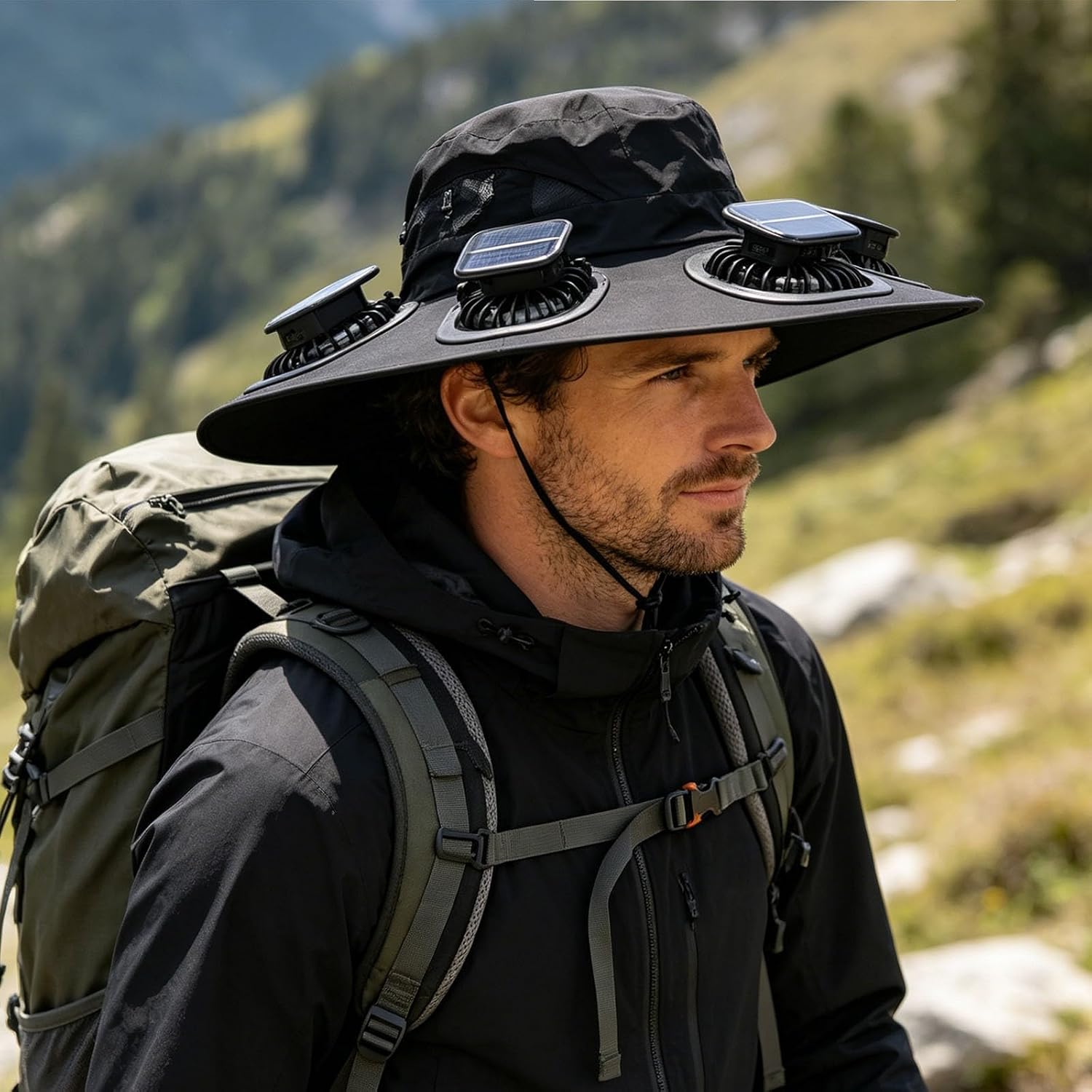 Fishing Hat - 2026 Heißer Sommer 6-Ventilator-Sonnenkappe mit UV-Schutz