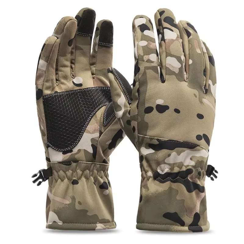 Fishing Gloves - Taktische Outdoor-Tarnhandschuhe für Jagd, Angeln, Wasserdicht,