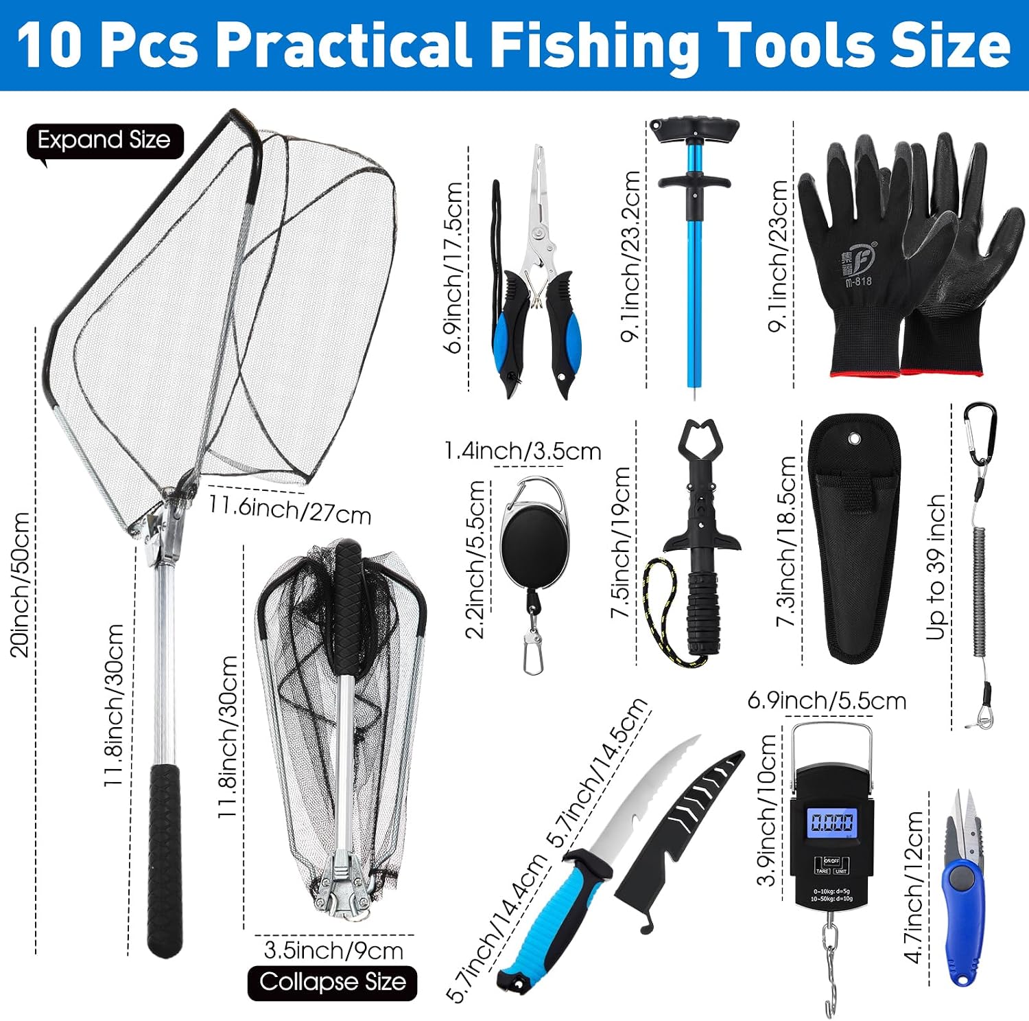 10-teiliges Multifunktions-Ang – Fishing Gloves Bewertung und Preis
